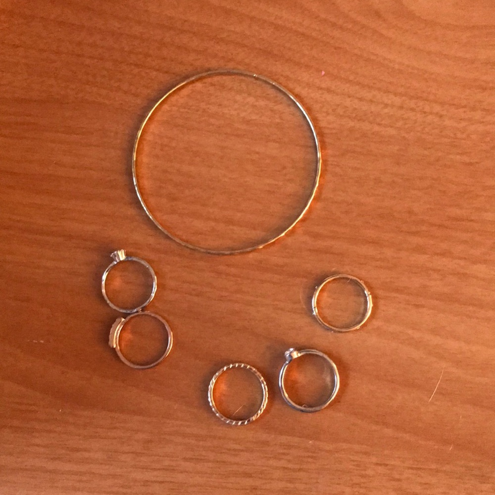 Bracelet and rings